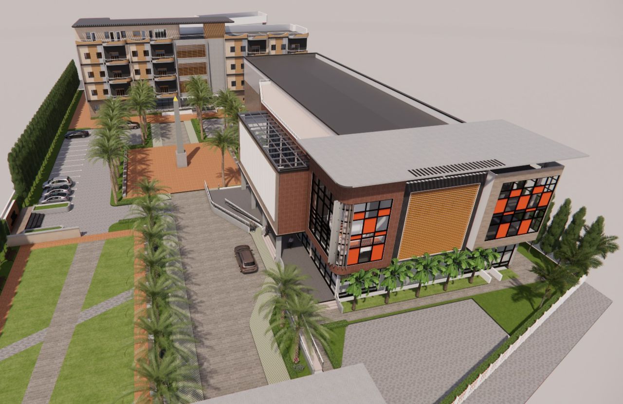 Rendu architectural du Hope Givers Conferences